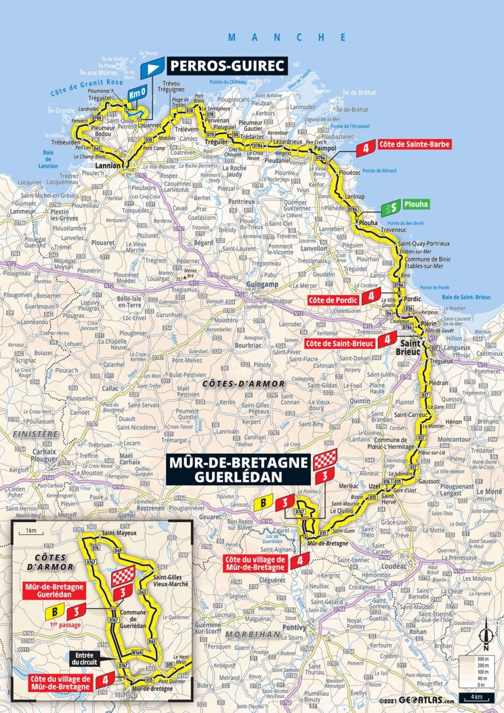 Tour de France 2021 Stage 3 route map, preview and…